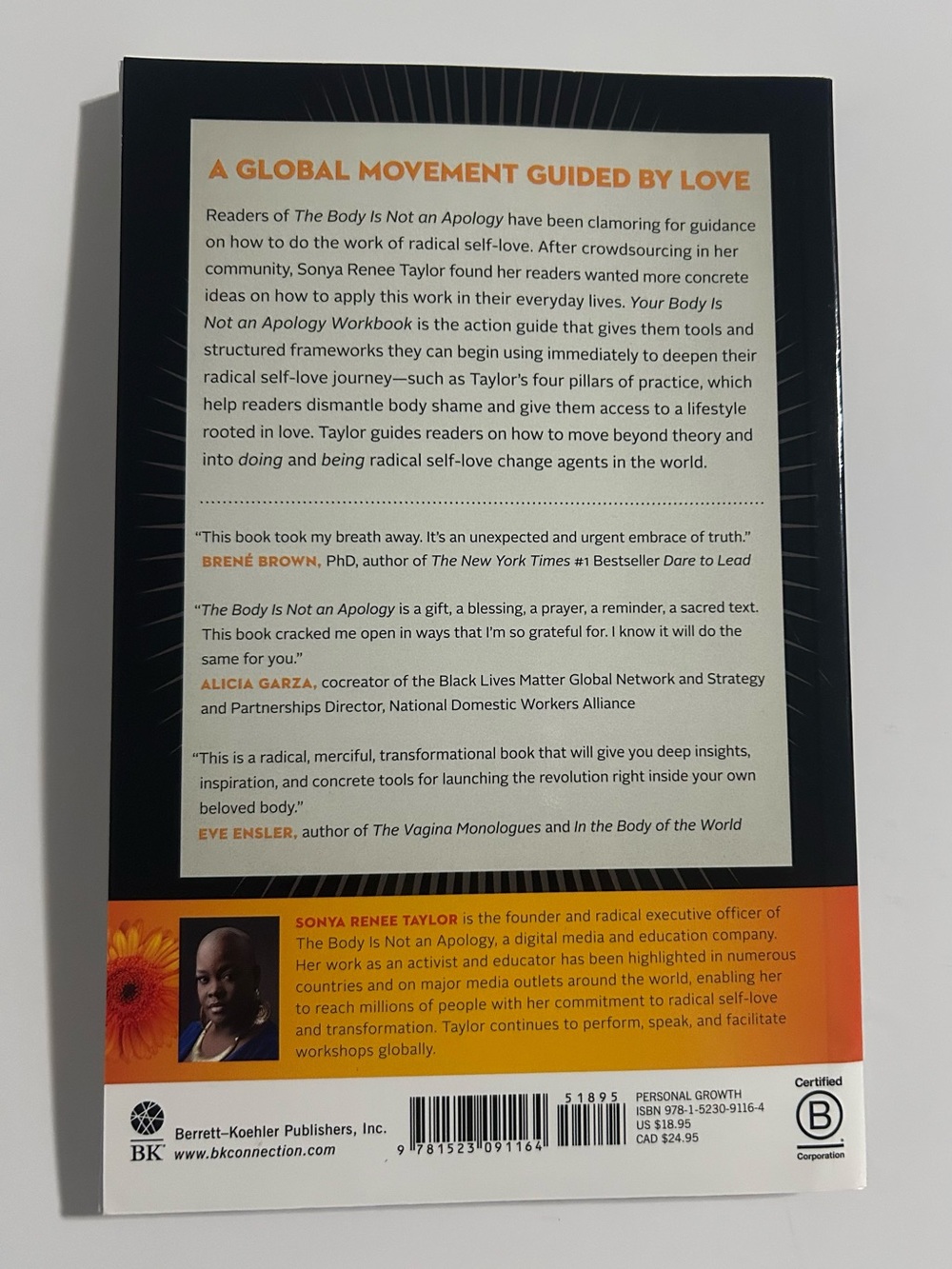The Body Is Not An Apology Workbook - Sonya Renee Taylor - Picture 2 of 3